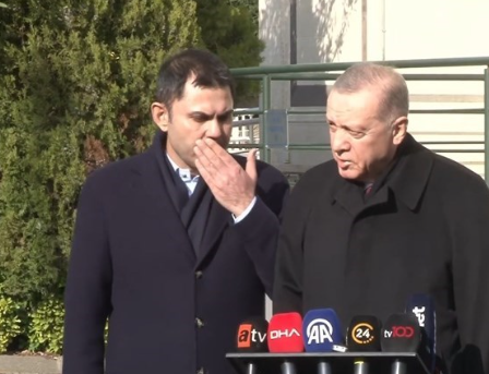 Murat Kurum'un zor anları! Erdoğan'ı ele verdi