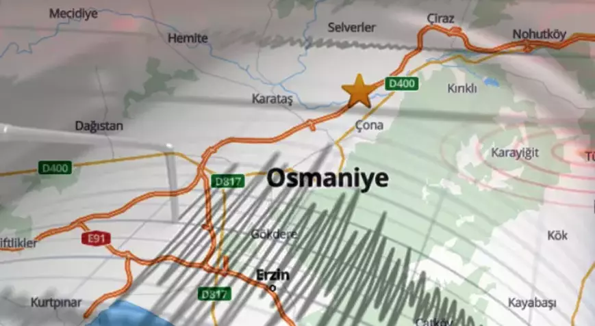 Osmaniye'de deprem!