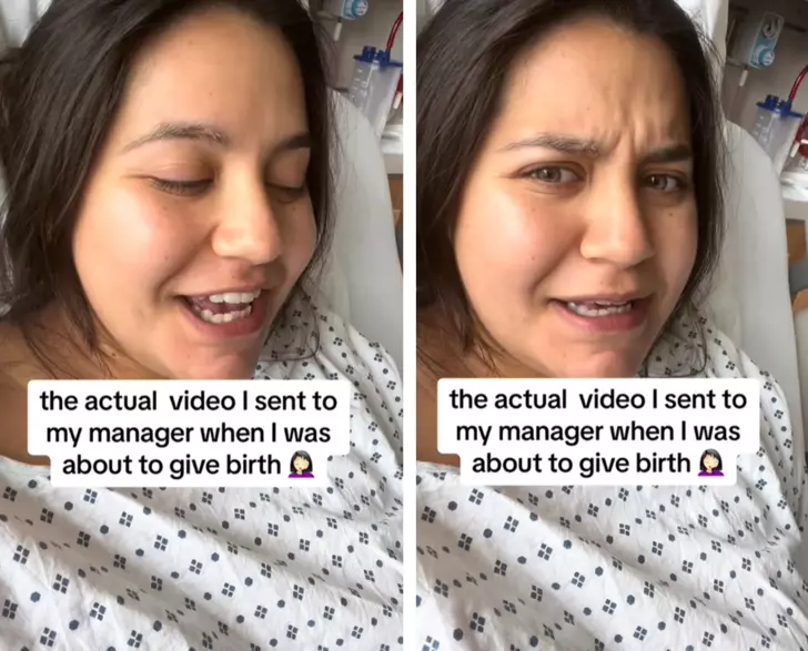 Doğum yaparken patronuna video çekti: e-postaları toparlayacağım