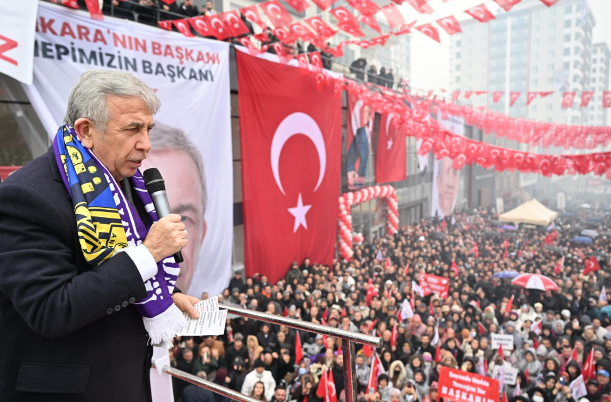 Mansur Yavaş, Turgut Altınok'un ilçesinden seslendi