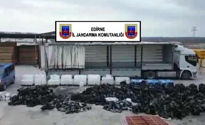 Sınır Kapısı'ndaki TIR'da  600 bin uyuşturucu hap ele geçirildi.