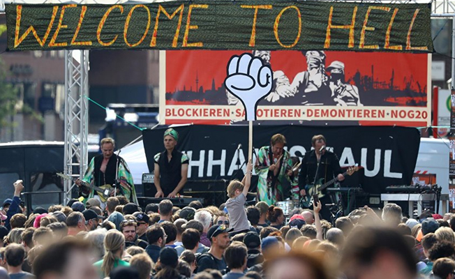 G20 protestoları başladı: Cehenneme hoş geldiniz