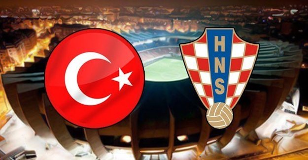 Türkiye Hırvatistan maçının ilk 11'leri belli oldu