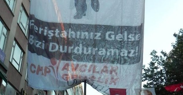 Kılıçdaroğlu'nun sözü 20 metrelik afiş oldu