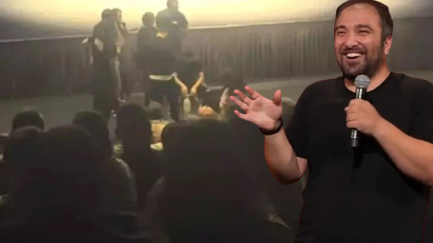 Komedyen Özgür Turhan sahneden düştü