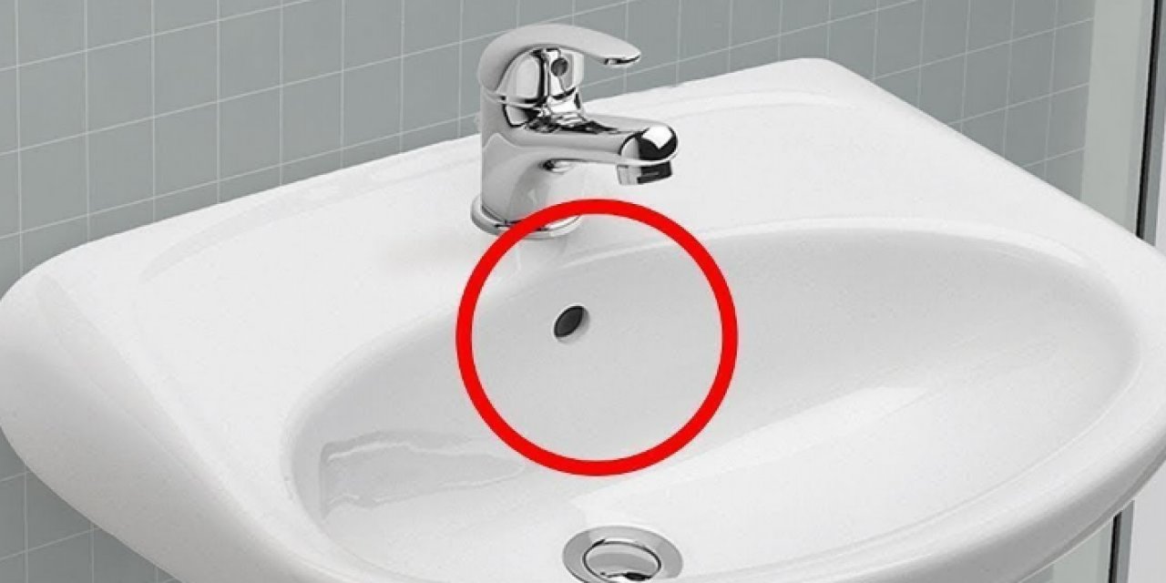 Lavabolardaki küçük delik ne işe yarıyor?