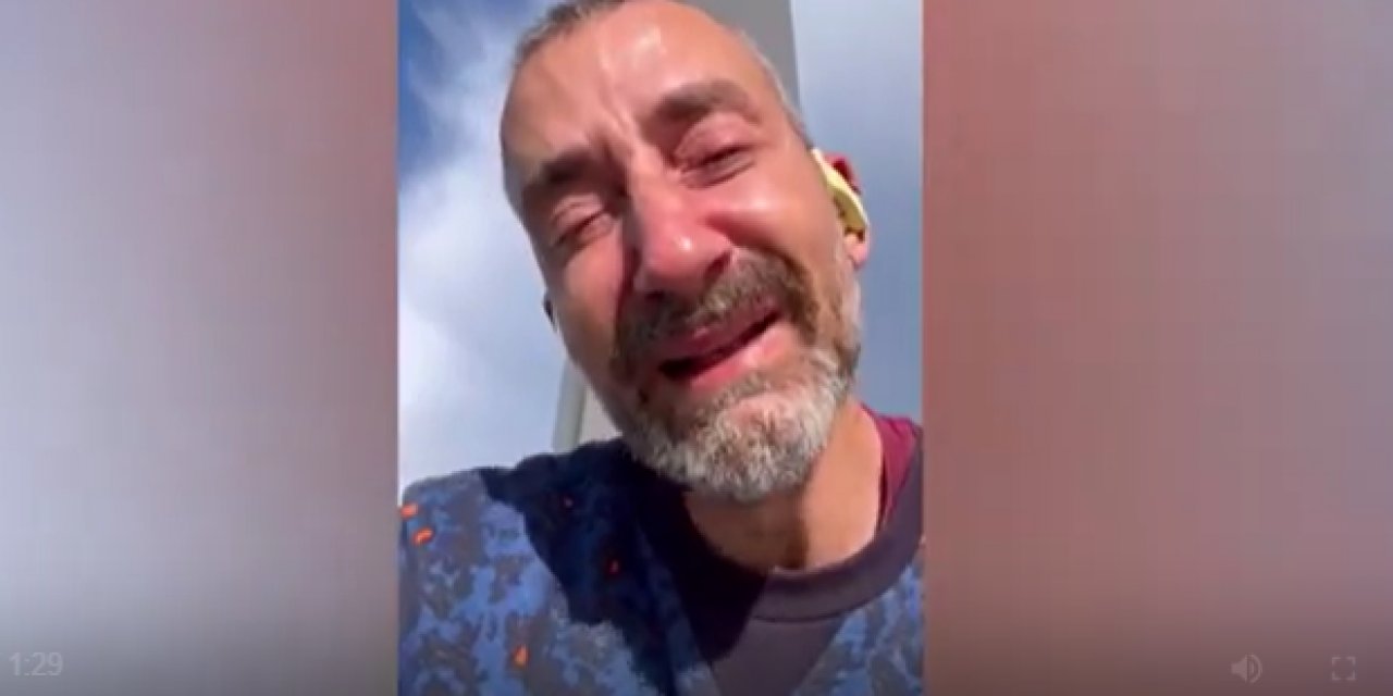 Arkadaşının ölüm haberini alan Yunus Günce gözyaşlarına boğuldu