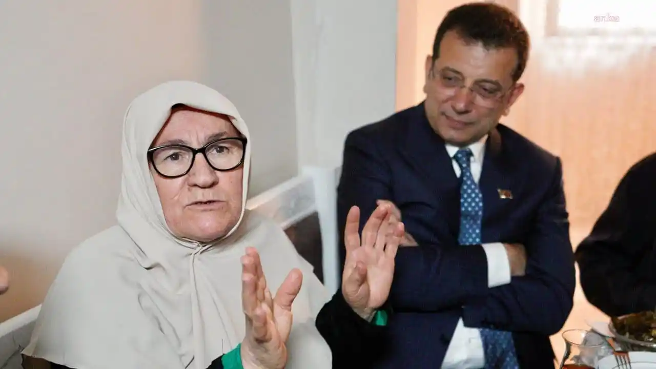 İmamoğlu ve Mahruze teyze tekrar bir araya geldi