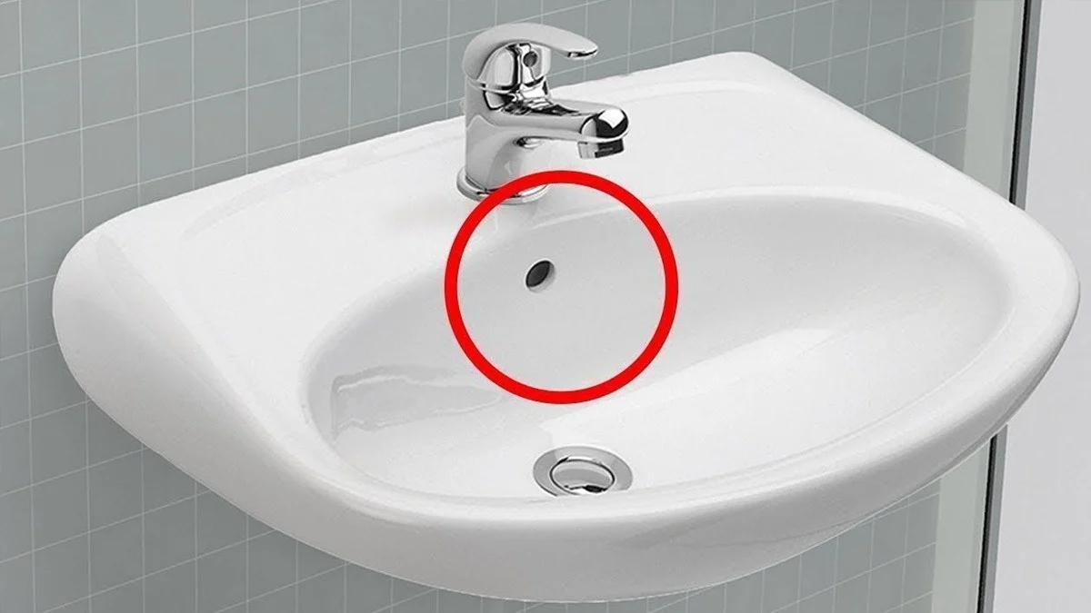 Lavabolardaki küçük delik meğer bu yüzden varmış