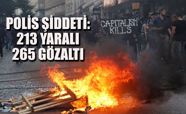 Hamburg'da G20 protestolarında gözaltı sayısı 265'e yükseldi!