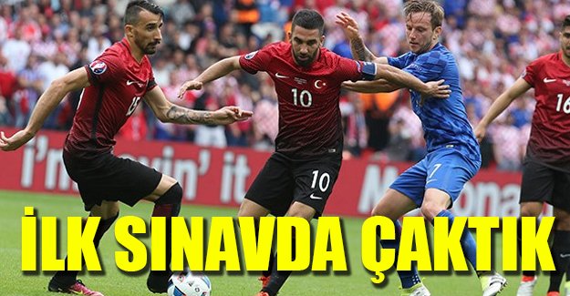İlk sınavda çaktık
