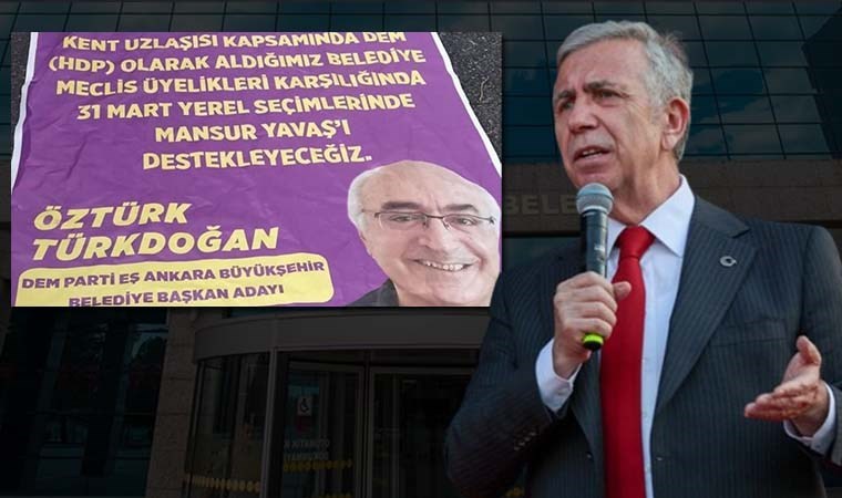 Mansur Yavaş'tan sahte DEM Parti afişleri için açıklama: Oy isteyecek yüzü olmayanlar...