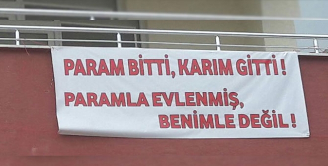 İhraç edilen polis terk edilince ilginç bir poster açtı