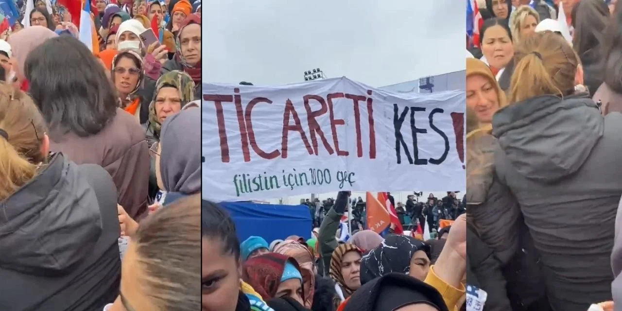 ‘Büyük Ankara Mitingi’nde ‘pankart’ krizi! Yaka paça gözaltına alındılar