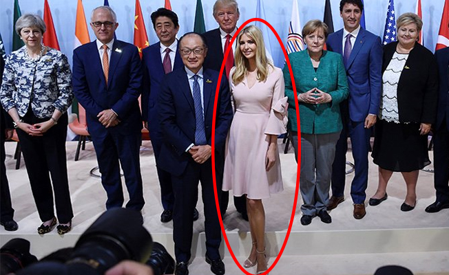 Trump’ın kızı G20'de babasının koltuğuna oturunca...
