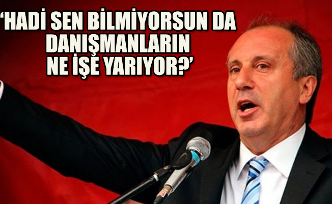 Muharrem İnce'den Erdoğan'a sert yanıt!