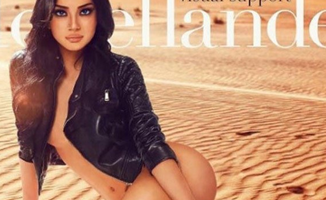 Güzel mankenden Adriana Lima pozu!