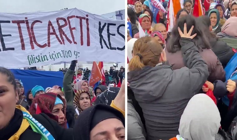 İsrail protestosunda polisten şiddet! Kadınlar ters kelepçe ile gözaltına alındı