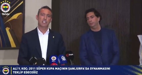 Ali Koç açıkladı... Fenerbahçe ve Beşiktaş'tan flaş başvuru! Gecikmeli Süper Kupa maçının o şehirde oynanmasını isteyecekler
