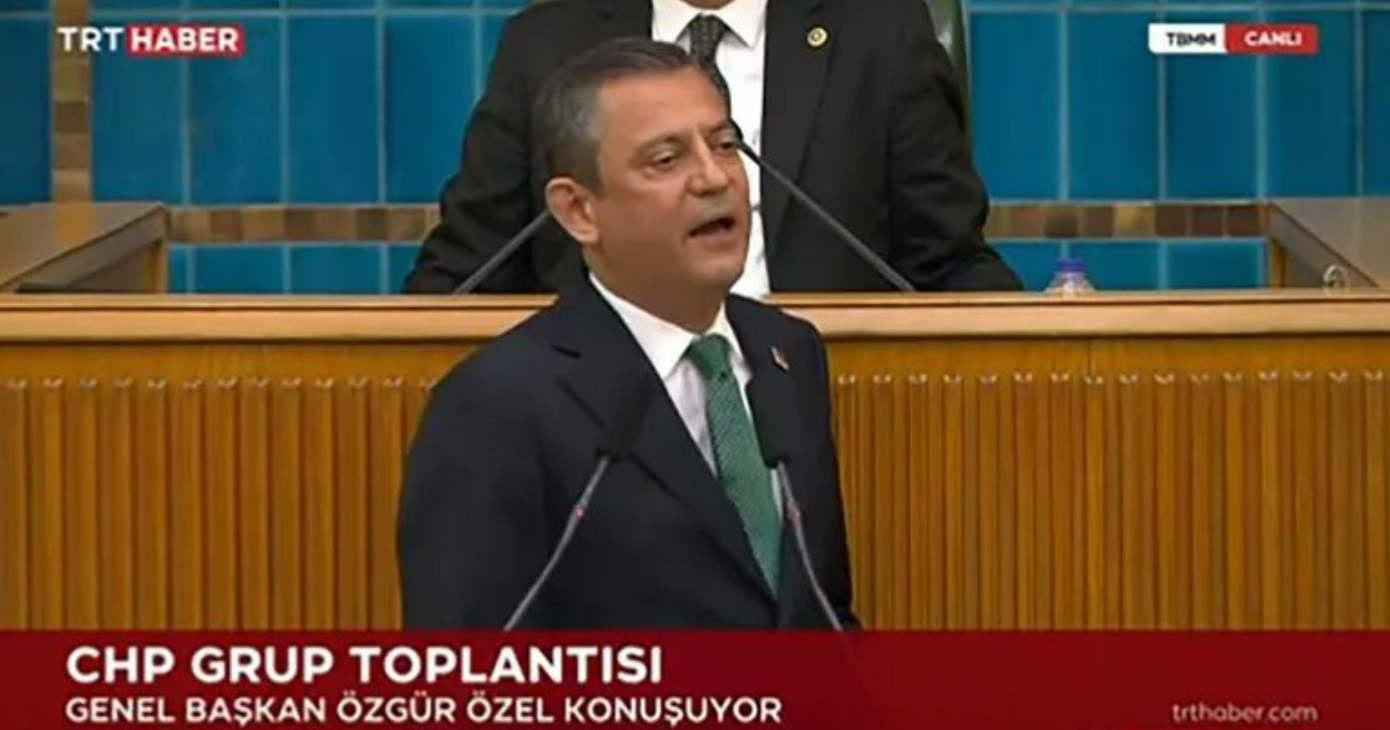 TRT'de gelişme! Özgür Özel'in grup toplantısını bakın ne kadar süre yayınladılar