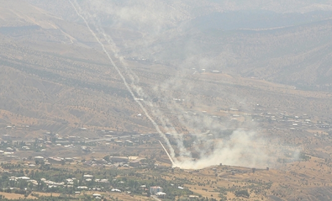 Hatay'a top mermisi düştü