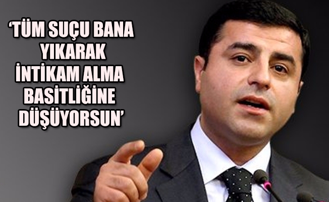 Demirtaş’tan Cumhurbaşkanı Erdoğan’a mektup!
