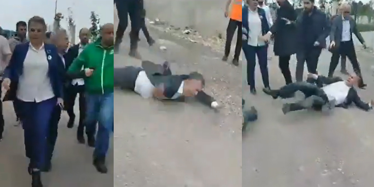 İzmit'te AKP'li meclis üyesi Arif Erdem gibi kendini yerlere atıp yuvarlandı
