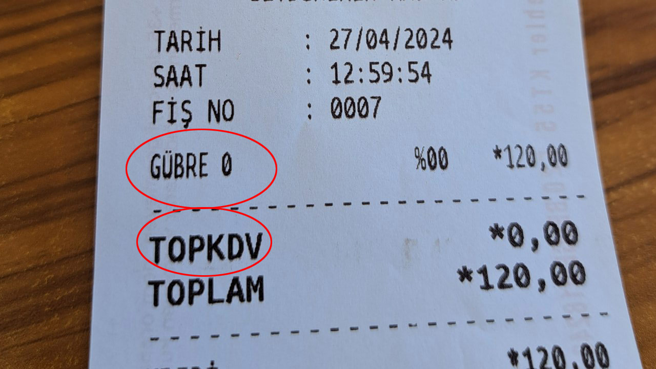 Kahve satıp gübre fişi kestiler!