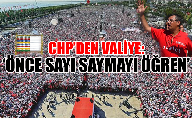 CHP'li Özel'den Valiye abaküslü yanıt