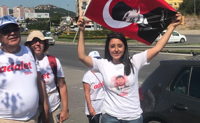 Ömer Halisdemir de Adalet Mitingi'ndeydi