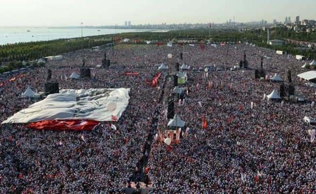 HMO: Adalet Mitingine En az 1 milyon 500 bin kişi katıldı