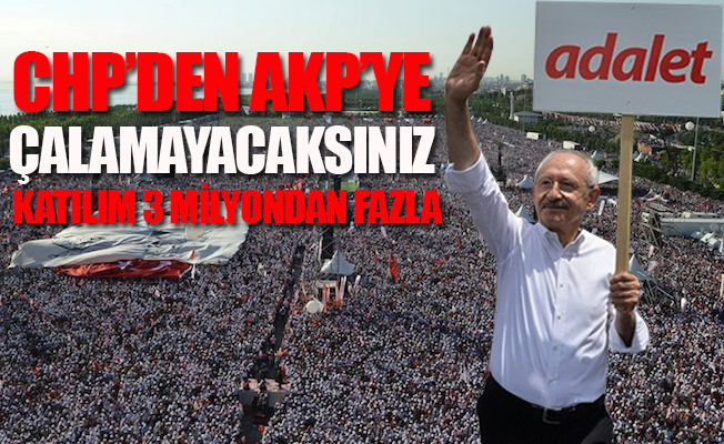 Yürüyüşten sonra... Sıra bu gücü taşımakta!