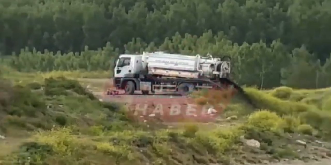 MHP'li belediyeye ait araç, Melen Çayı'na atık mı döktü? Jet açıklama