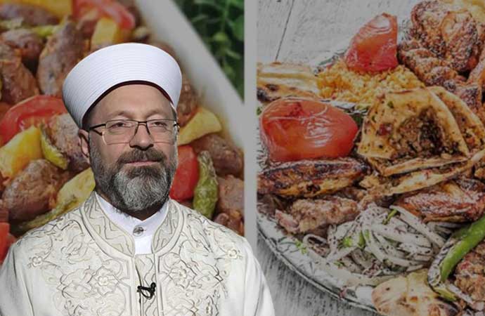 Diyanet'in öğle yemeği bile lüks! Her gün etli yemek var