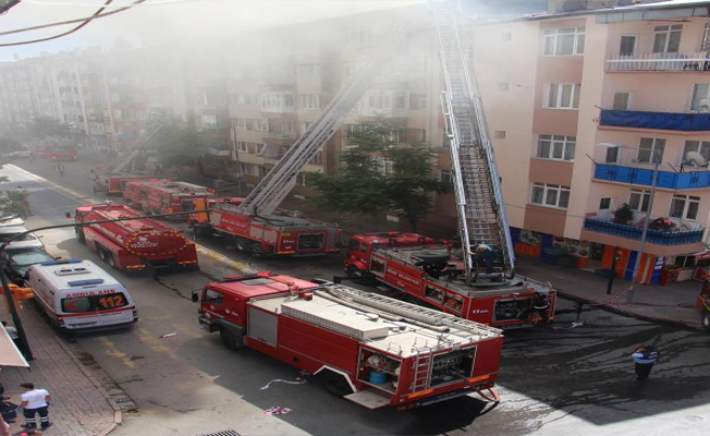 Sivas'ta korkutan yangın