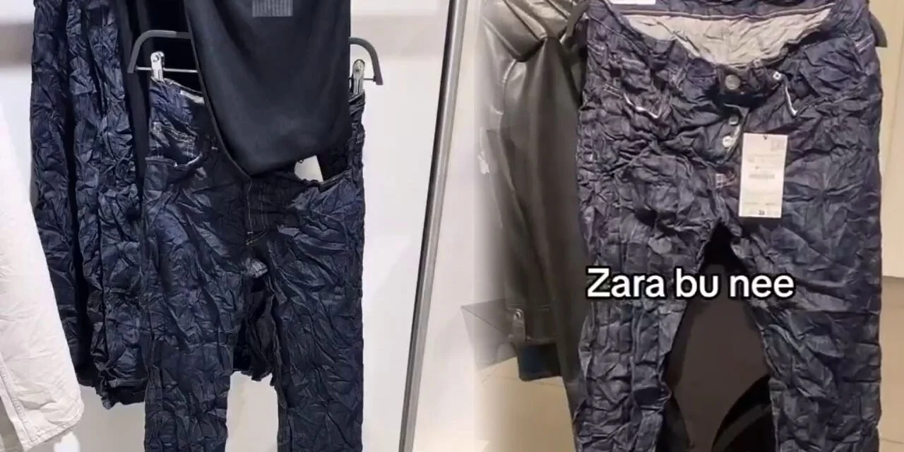 Zara'nın bu pantolonu herkesi şaşırttı: Zara bu ne?