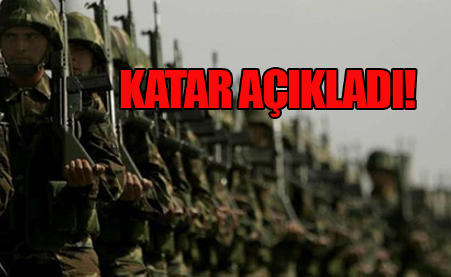 Türk askerleri Katar'da