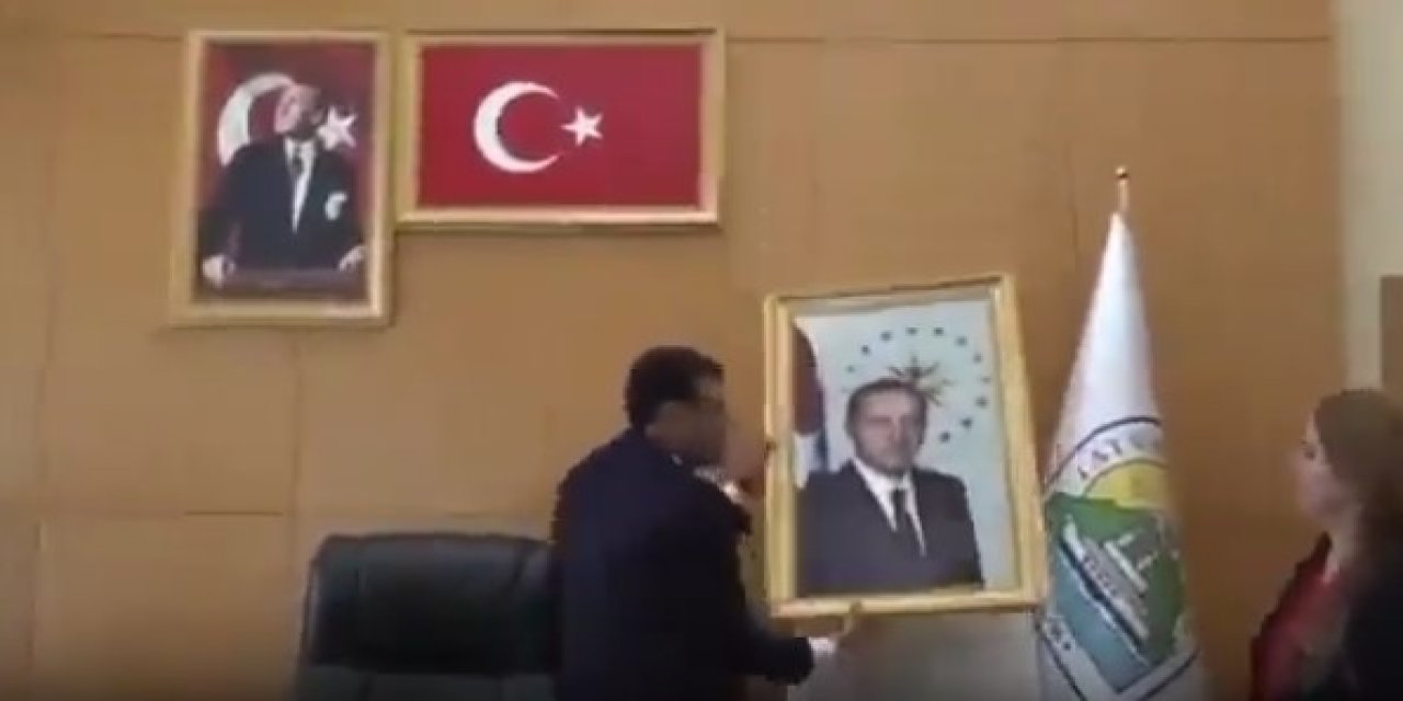 Erdoğan'ın portresini indiren belediye başkanına soruşturma