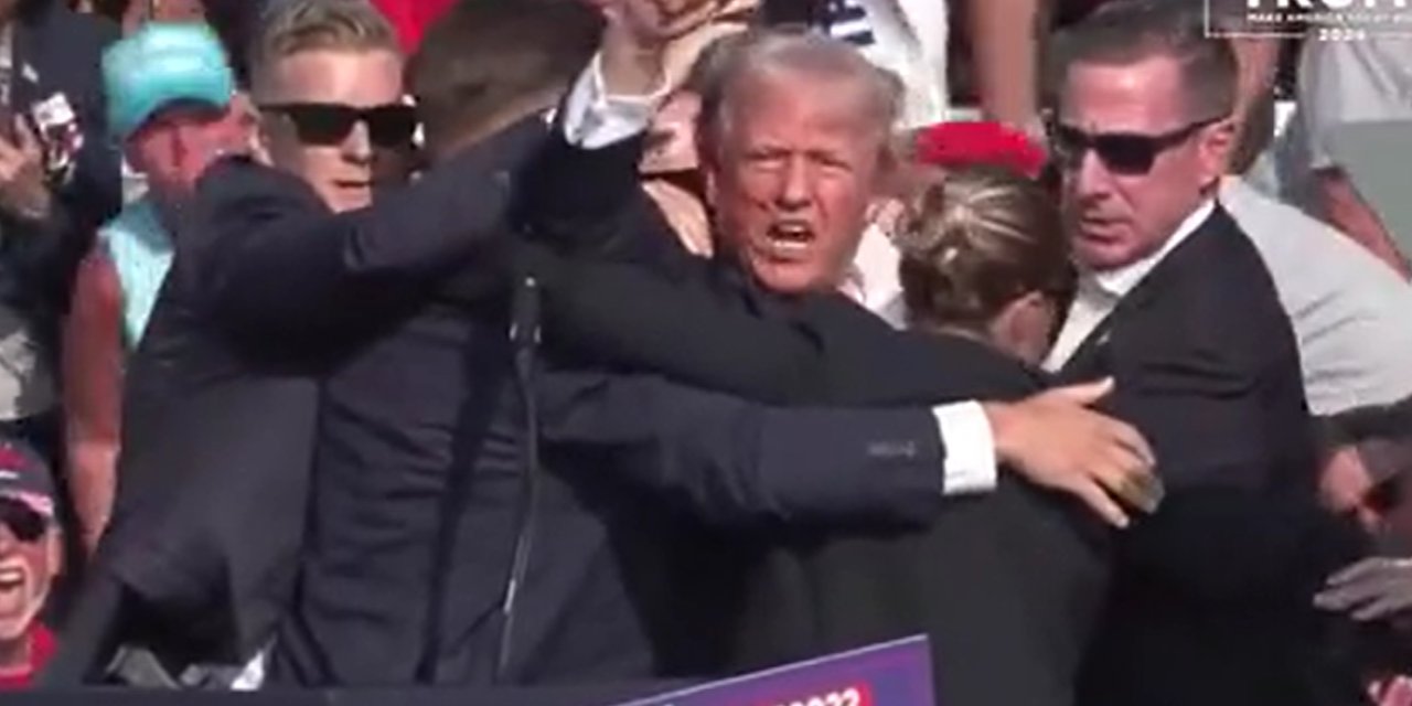 Donald Trump'a Pensilvanya mitinginde suikast! Kulağından kanlar aktı