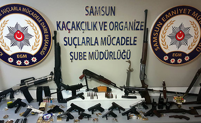 Suç örgütü lideri Sedat Şahin'in cephaneliğine polis baskını