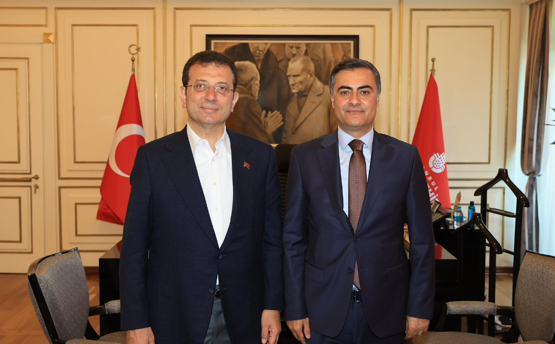 Abdullah Zeydan, Ekrem İmamoğlu'nu ziyaret etti! 'Van' teşekkürü