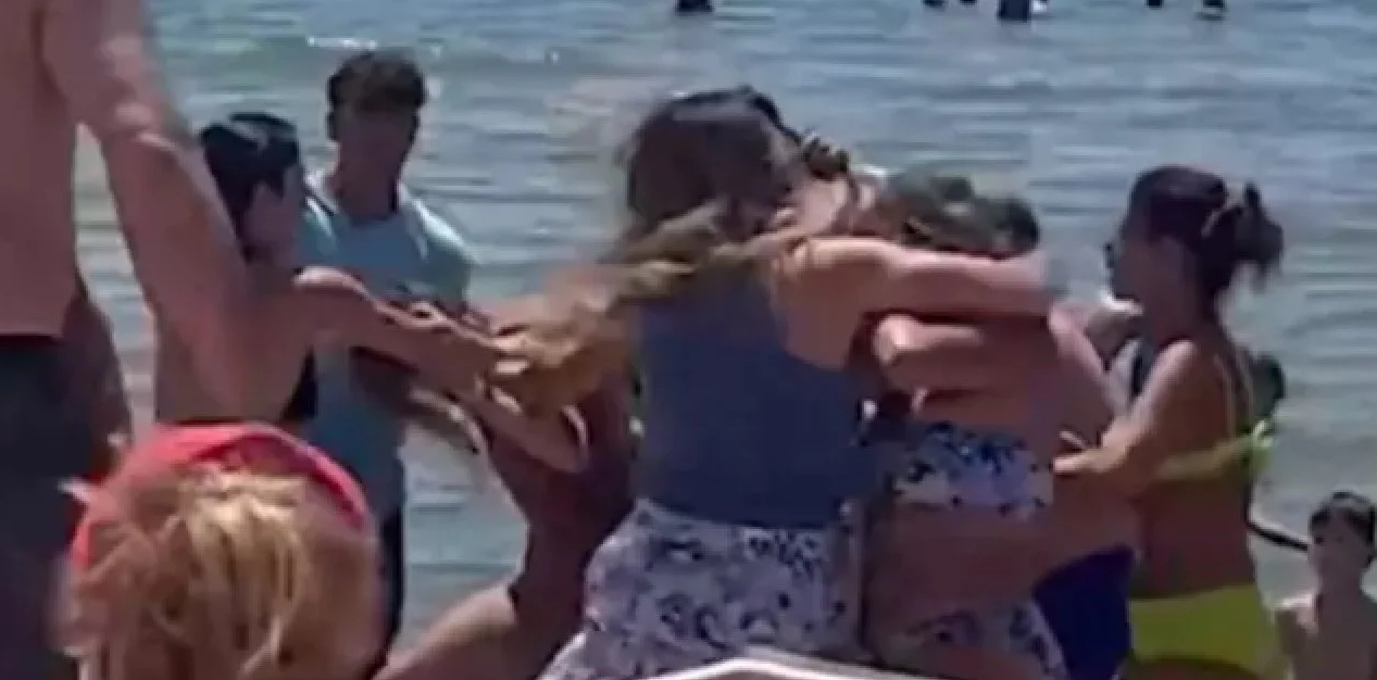 Bu da şezlong kavgası!