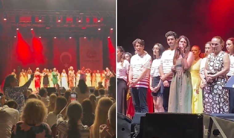 Yunan ‘şarkıcı’ Despina Vandi'den büyük ayıp! Türk bayrağı ve Atatürk posteri var diye sahneye çıkmadı