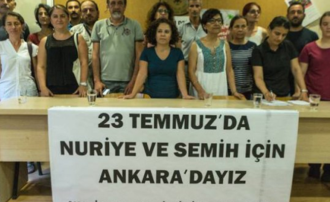 Gülmen ve Özakça için 43 kurum seferber oldu, Ankara'ya gidiyor