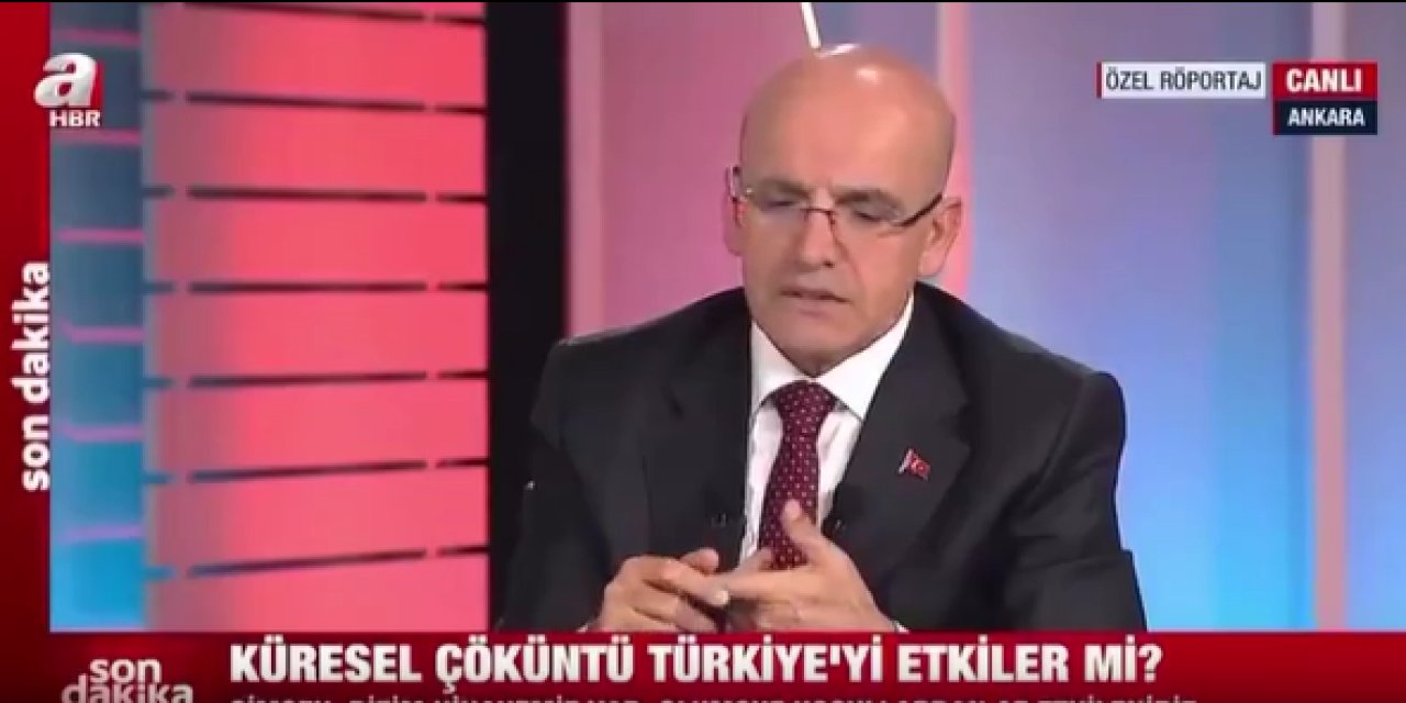 Mehmet Şimşek'i canlı yayında terleten anlar! Bir anda sözünü kesti...