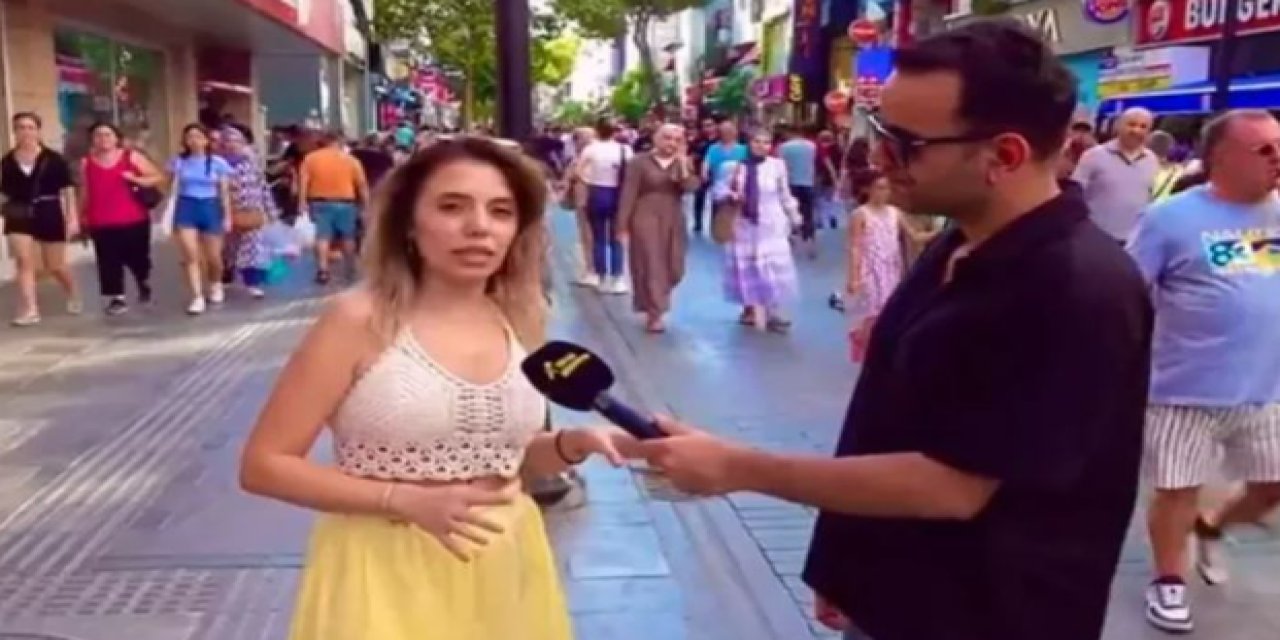 AKP'nin hedefinde 'ifade hürriyeti' var! Sokak röportajındaki sözleri nedeniyle tutuklanan kadına destek, hükümete tepki