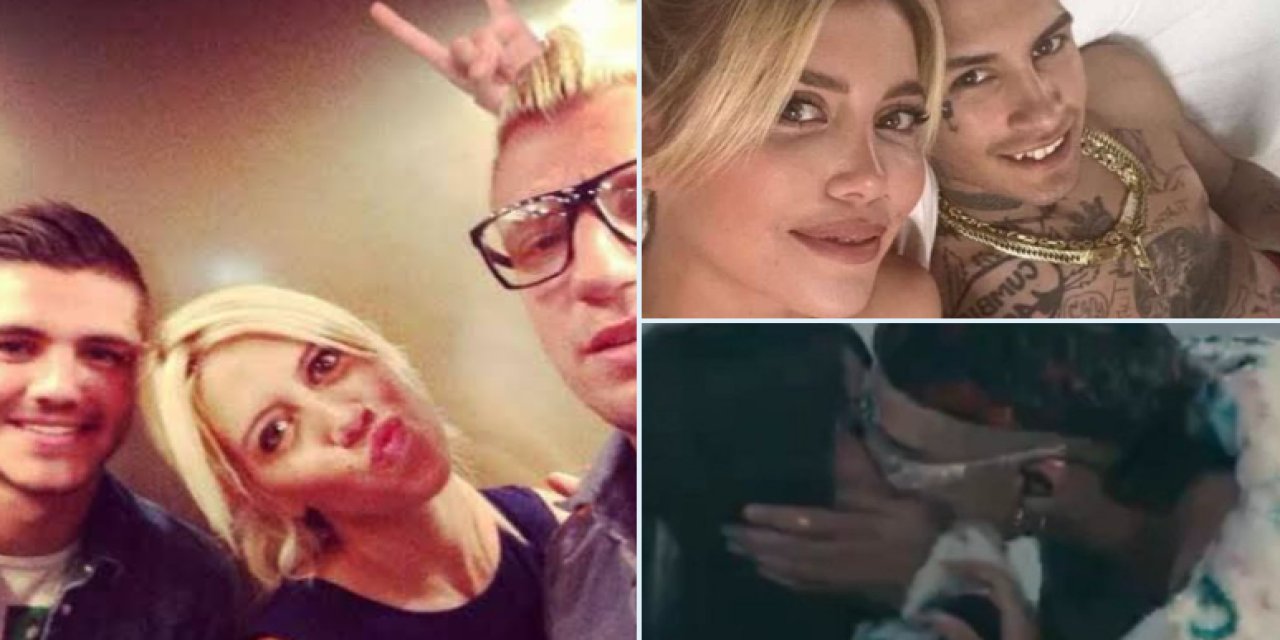 Icardi'yi terk eden Wanda Nara başka bir erkekle dudak dudağa! Bu iki oldu...