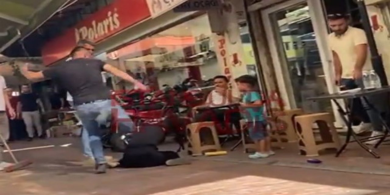 Sokak ortasında vahşet! Allah'a kitaba söverek hamile kadını sokak ortasında demir sopayla dövdü