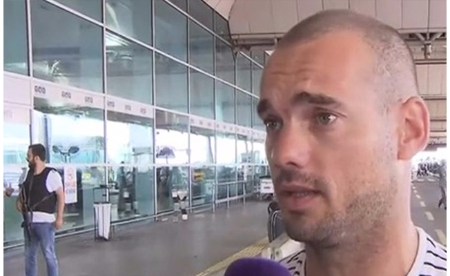 Wesley Sneijder’in Türkiye’den ayrılırken son sözleri…