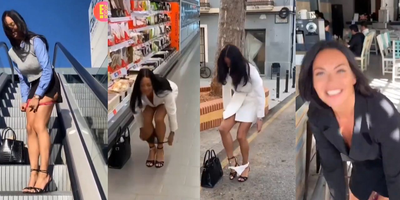Gittiği her yerde iç çamaşırını çıkarıp bunu yaptı